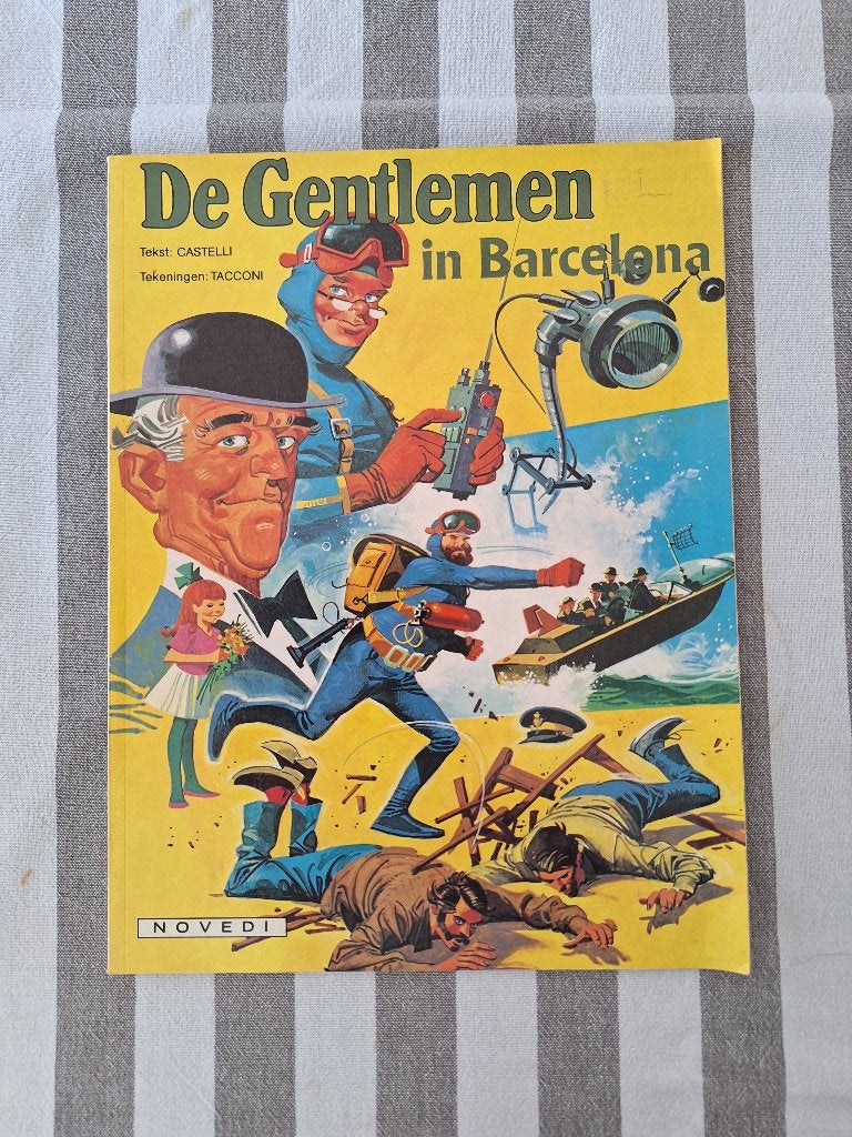 de gentlemen 6: in Barcelona, Eén stripboek, Ophalen of Verzenden, Zo goed als nieuw