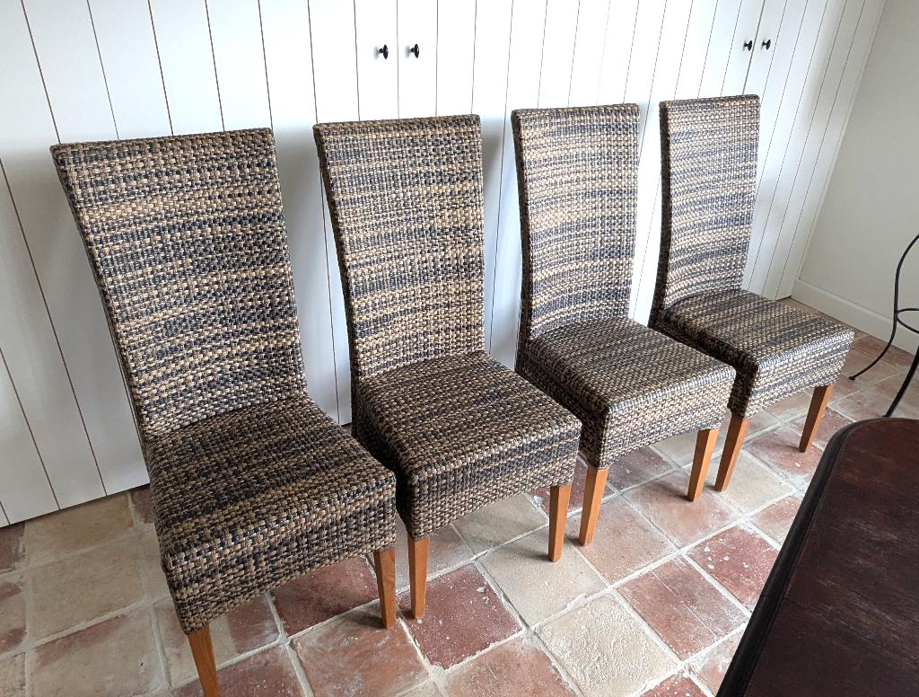 4 x Cabana Loom Stoelen, Ophalen, Overige kleuren, Vier, Overige materialen