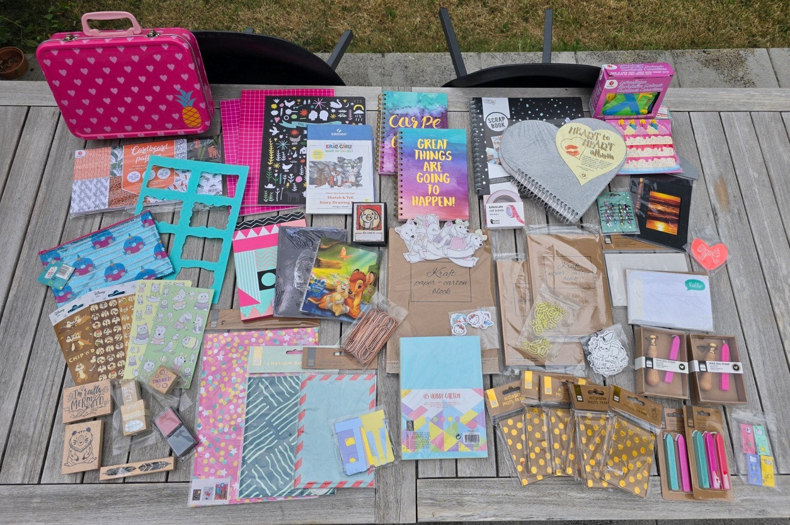 Groot pakket hobby- en bullet journal/scrapbook materiaal, Hobby & Loisirs créatifs, Scrapbooking, Enlèvement ou Envoi, Neuf