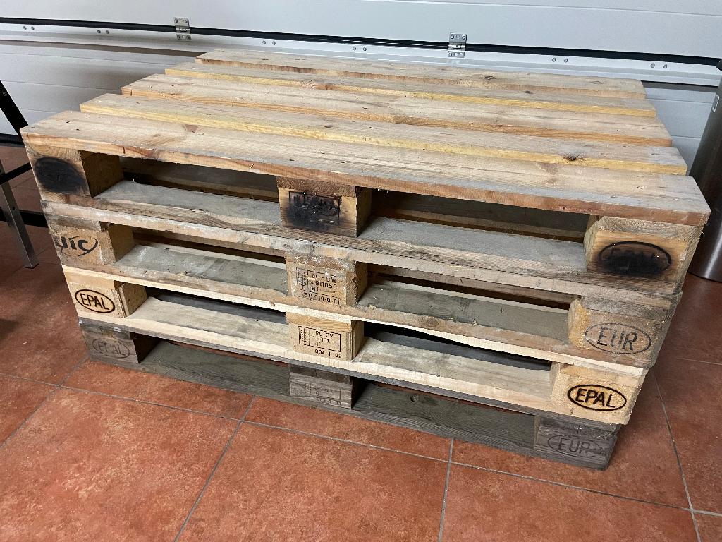 Palettes en bois, Moins de 200 cm, Enlèvement, Utilisé, Épicéa