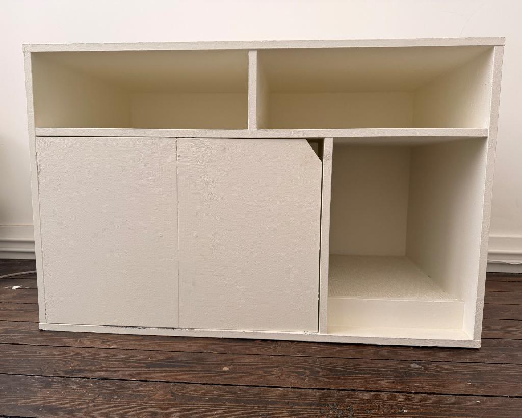 Kattenbak kast, Ophalen, Gebruikt, Gesloten