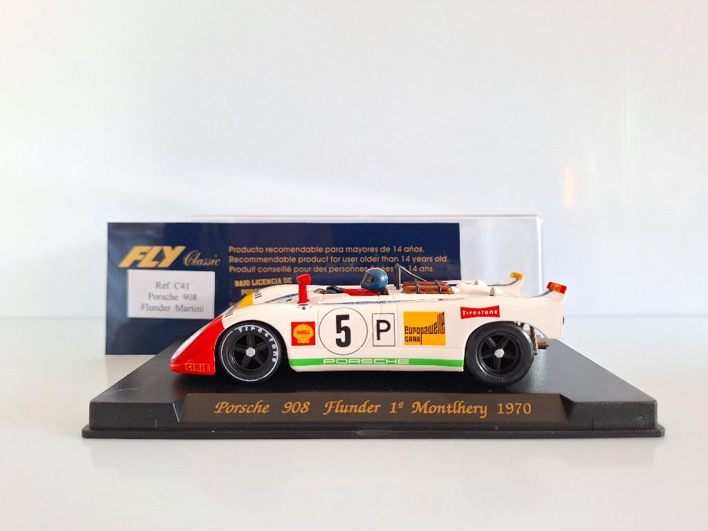 Fly Classic Porsche 908 Flunder 1e Monthery 1970 C41, Overige merken, Racebaan, Verzenden, Nieuw