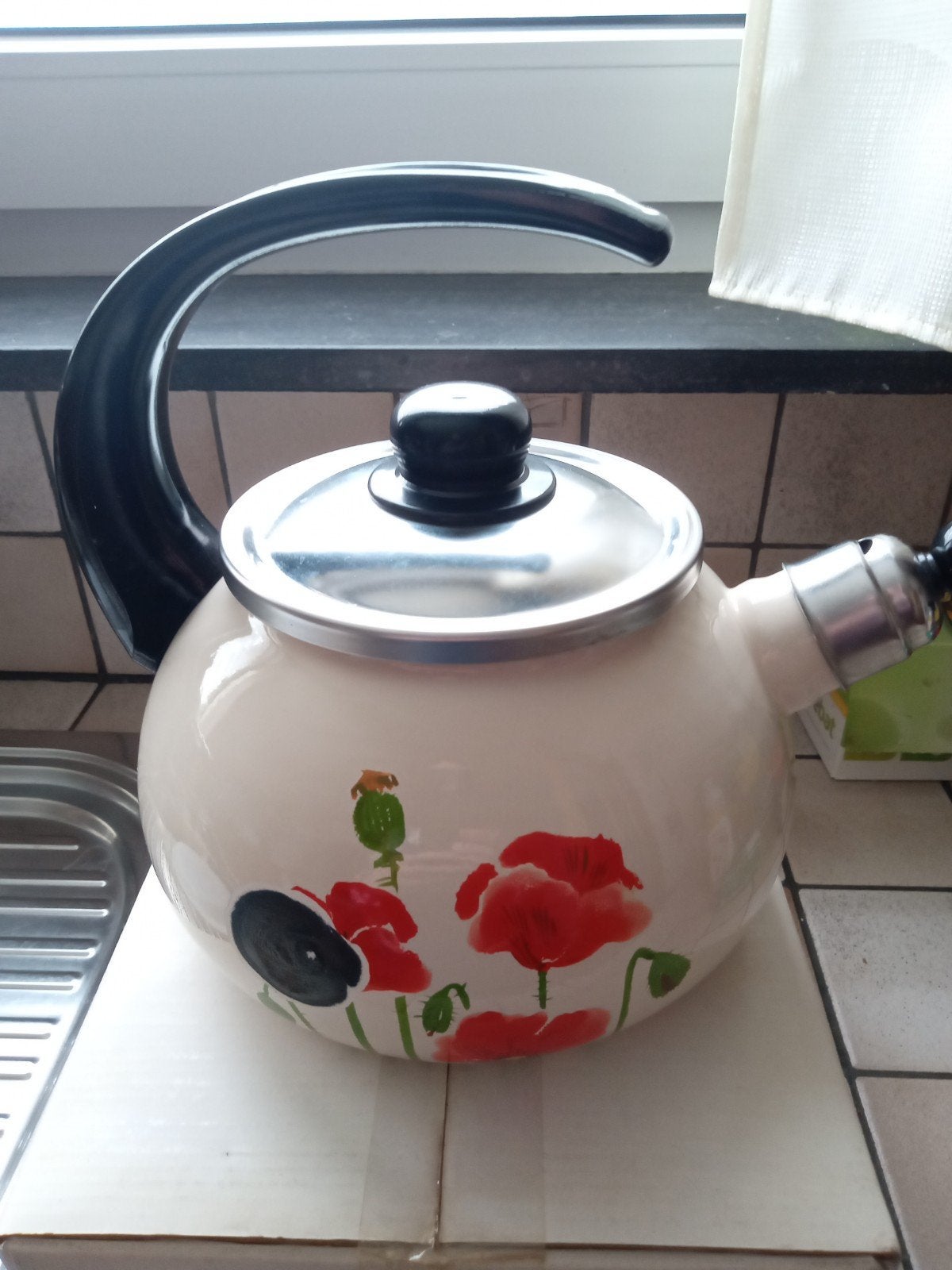 Bouloir émail blanc 2 litres, Enlèvement, Neuf