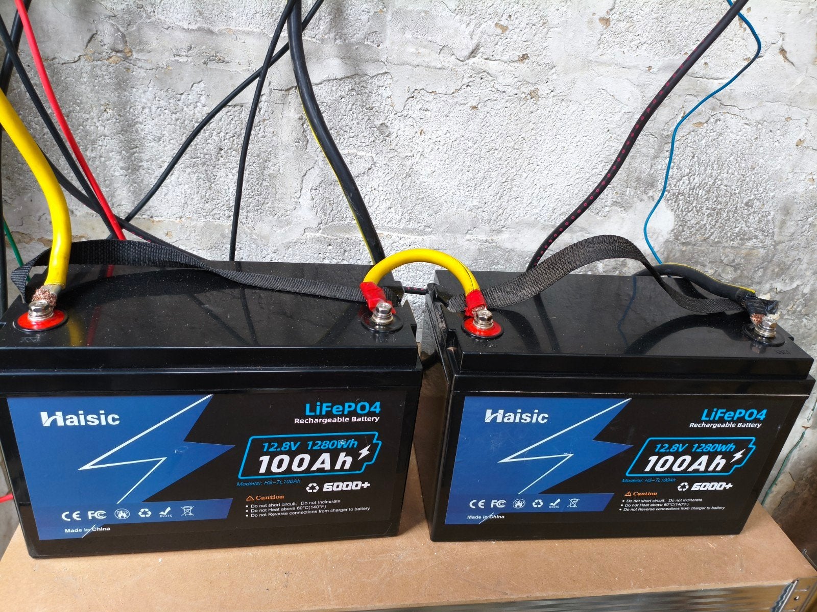 Batteries Lifepo4 100ah, Bricolage & Construction, Panneaux solaires & Accessoires, Enlèvement, Utilisé