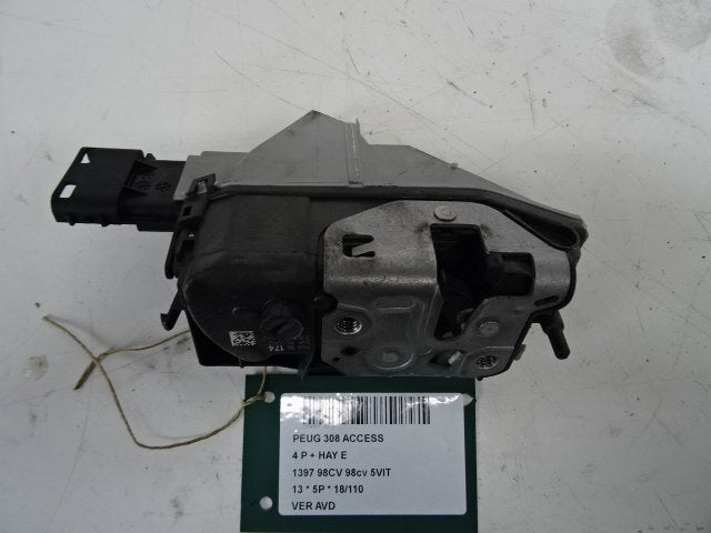 SERRURE DE PORTE AVANT DROITE Peugeot 308 (4A / C), Autos : Pièces & Accessoires, Carrosserie & Tôlerie, Utilisé, Droite, Peugeot