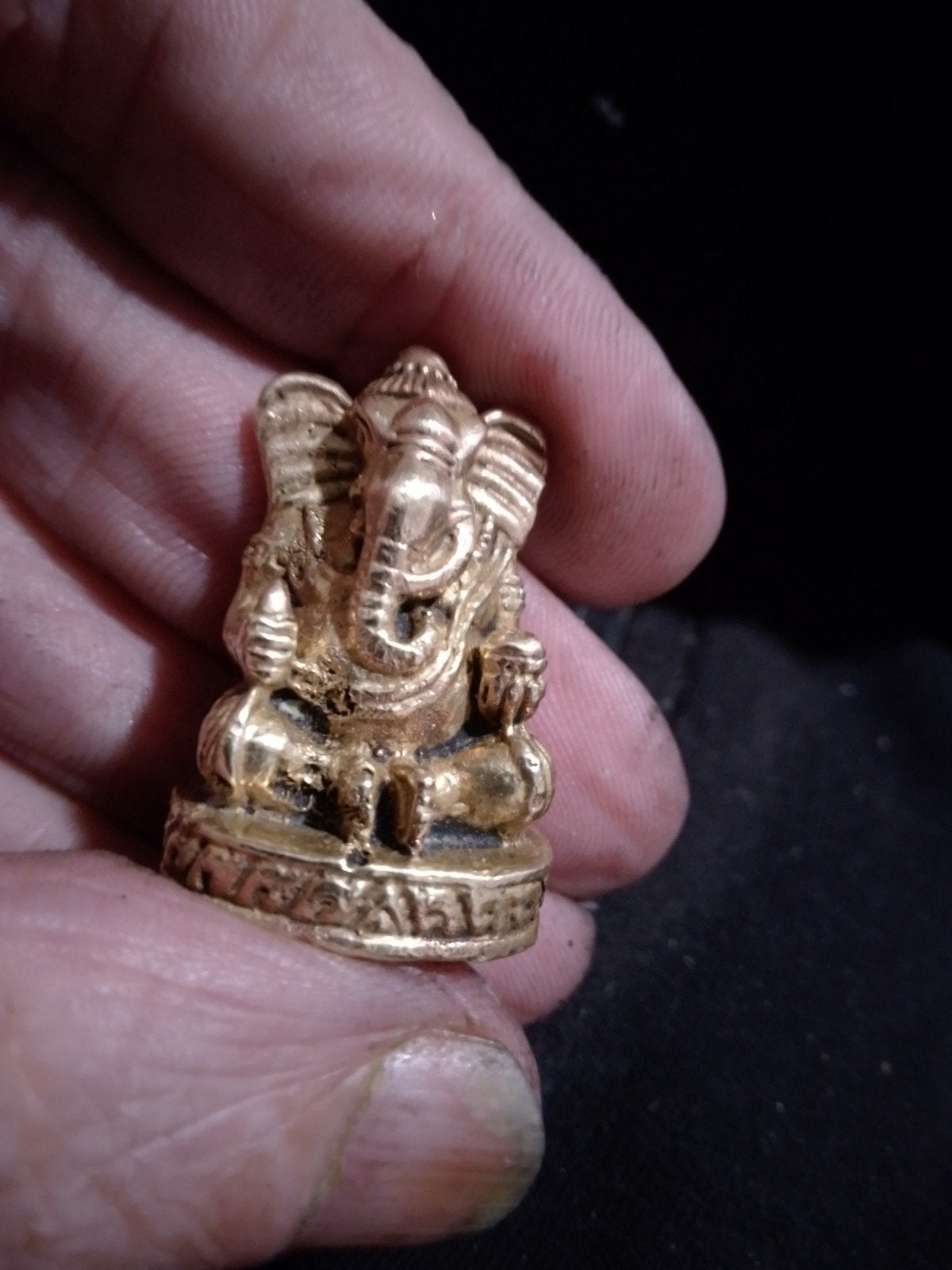 Très belle figurine en alliage avec argent et or, Enlèvement ou Envoi, Or, Or