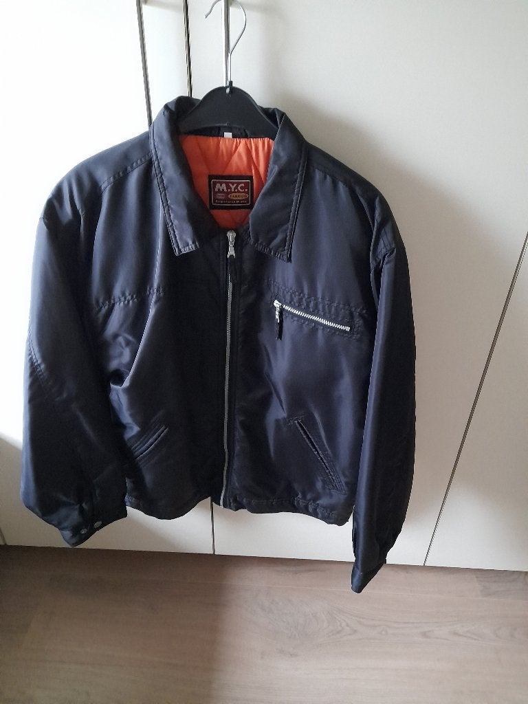 Heren bomber jack, Kleding | Heren, Ophalen of Verzenden, Gedragen, Maat 48/50 (M), Zwart