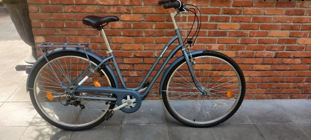 Damesfiets lage instap, Fietsen en Brommers, Velgrem, Versnellingen, Zo goed als nieuw, Ophalen