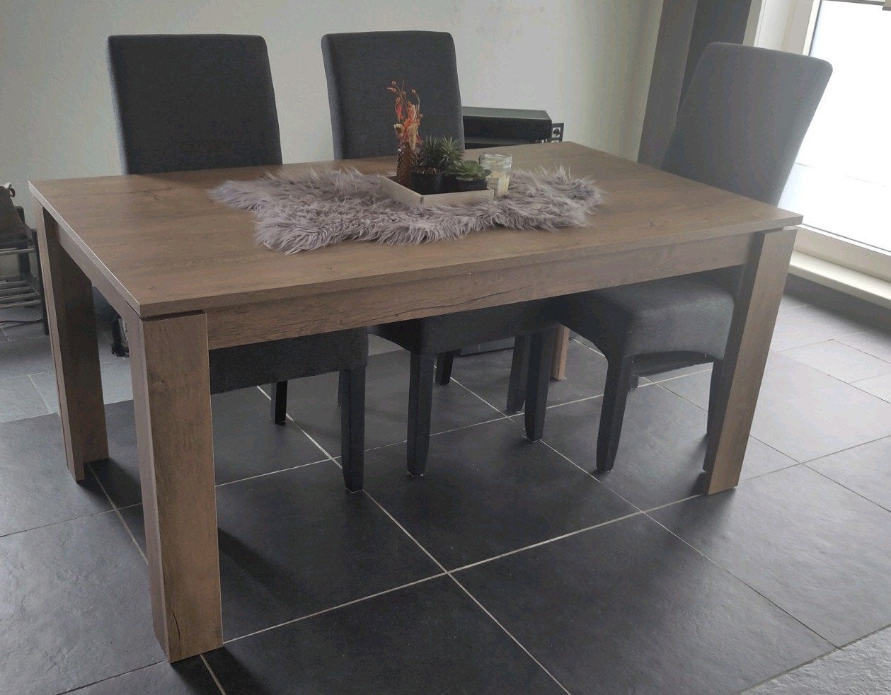 Tafel 160 lang x 90 breed  76 hoog, Huis en Inrichting, Tafels | Eettafels, Ophalen