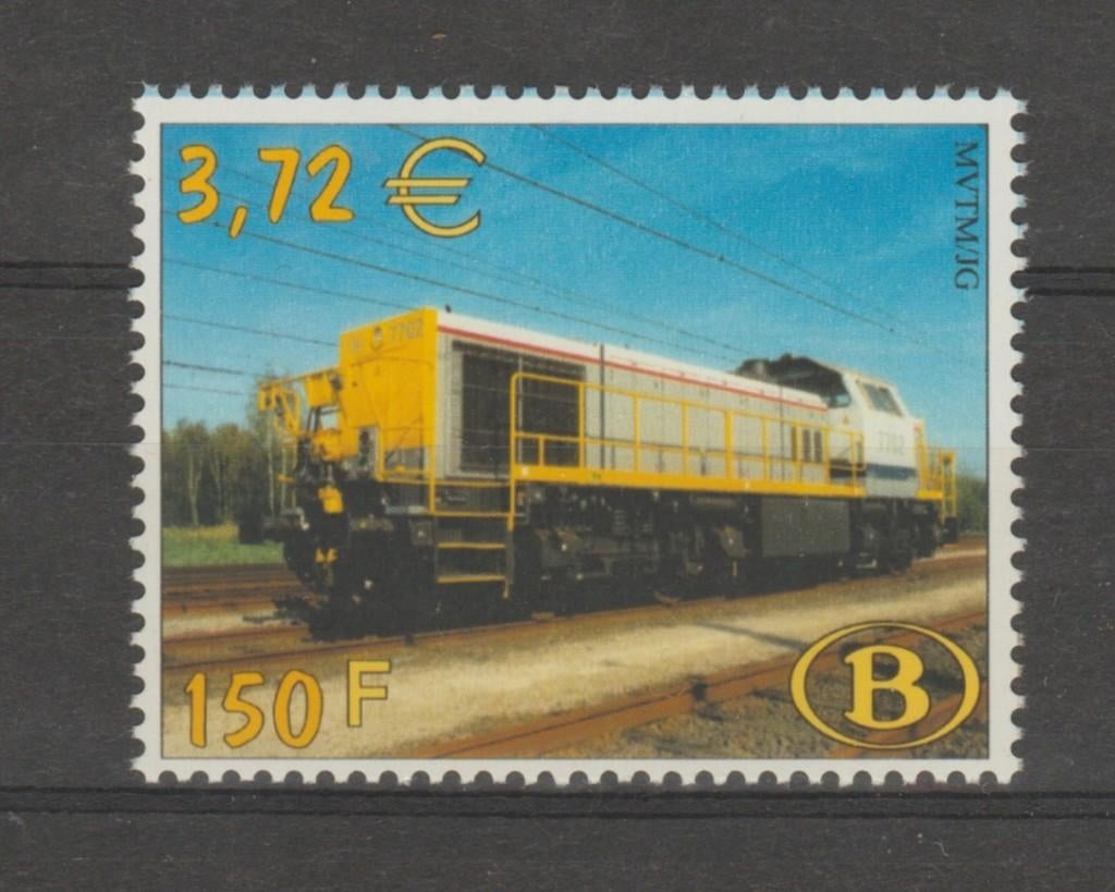 België 2000 NMBS/SNCB Goederentransport (2) **, Postzegels en Munten, Orginele gom, Ophalen of Verzenden, Postfris, Treinen