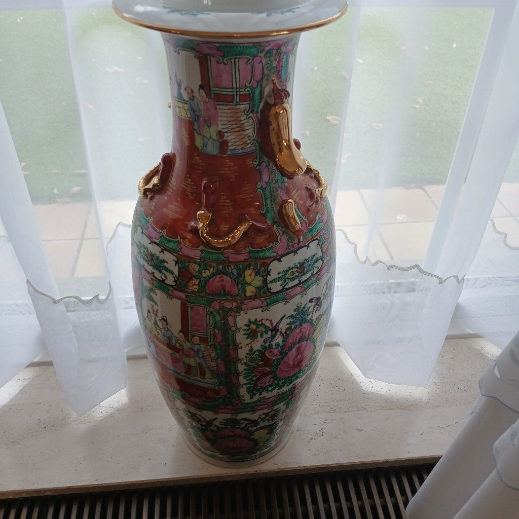 Chinese vaas, Ophalen