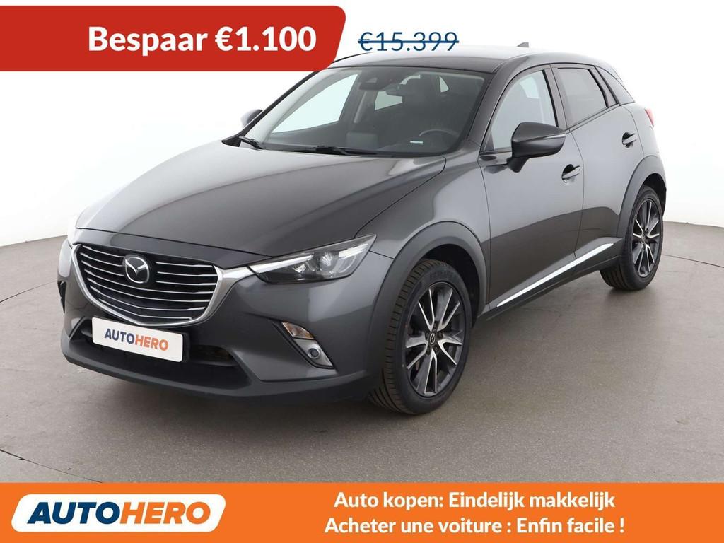 Mazda CX-3 2.0 Attraction (année de construction 2018), Autos, Argent ou Gris, Achat, Boîte manuelle, Noir