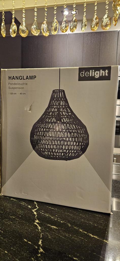 Hanglamp boho Ibiza style zwart, Huis en Inrichting, Ophalen, Overige materialen, Nieuw, Ibiza Boho zwart