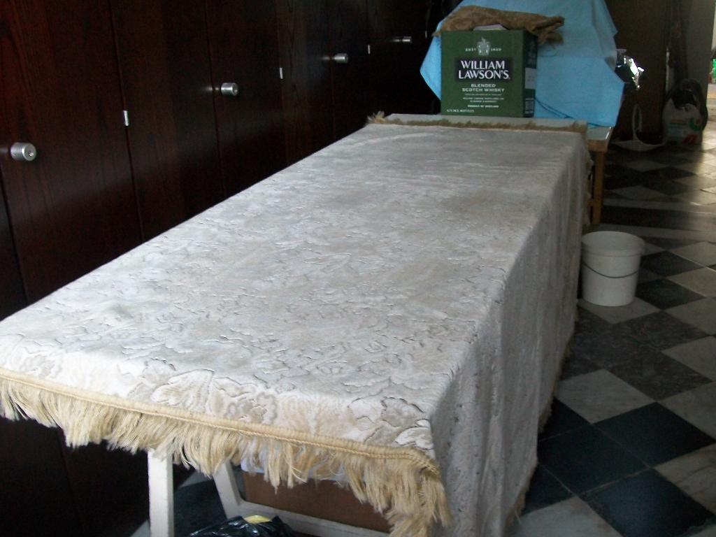 Tapis de table ou couvre-lit 180x140 cm, Enlèvement