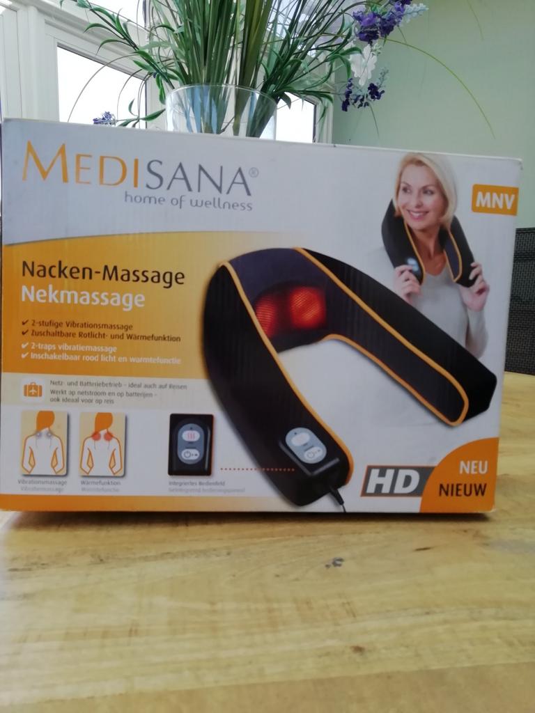 Nek massagekussen., Ophalen