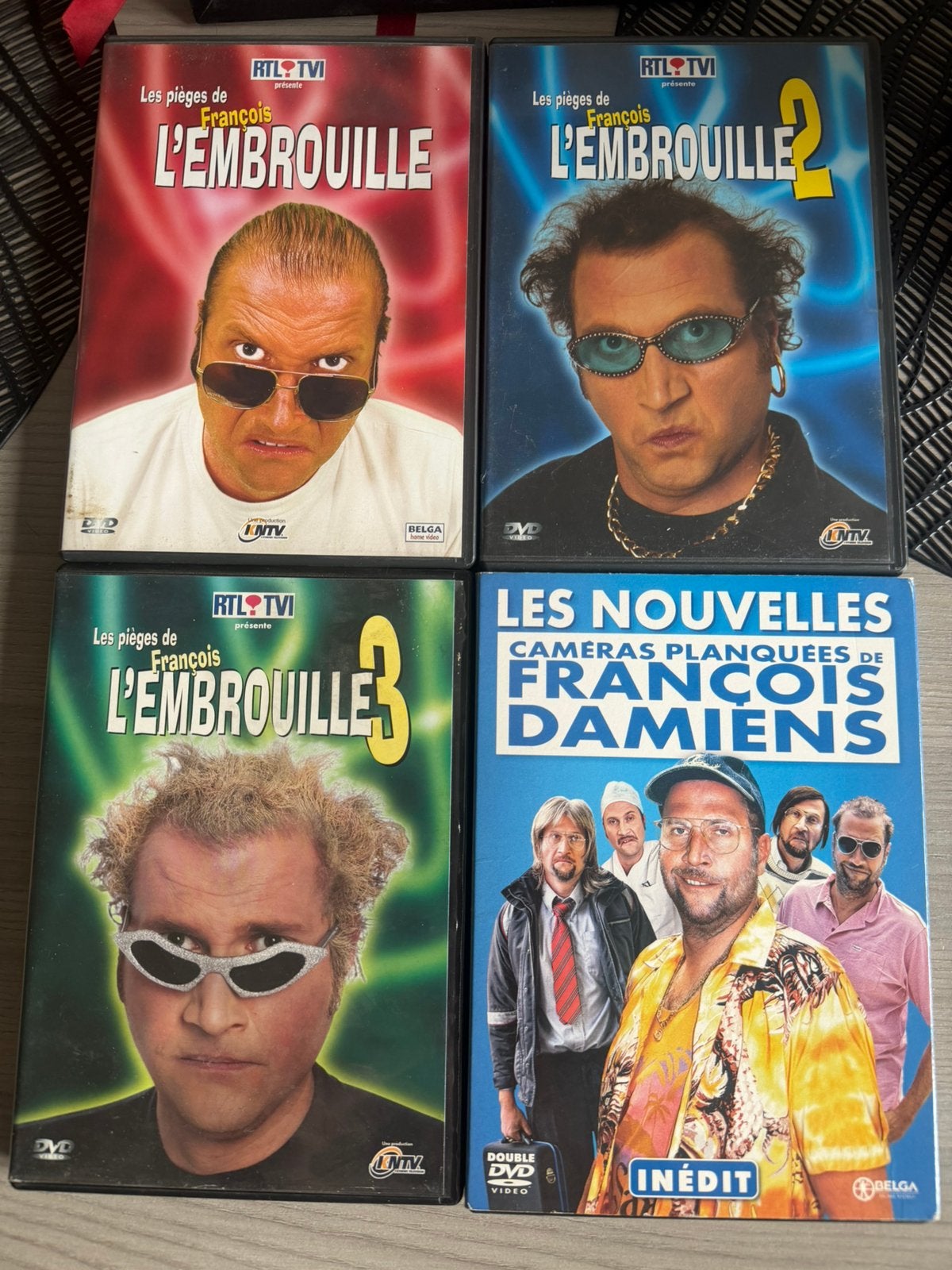 4 Dvd - François L’embrouille, CD & DVD, DVD | Cabaret & Sketchs, Enlèvement, Utilisé