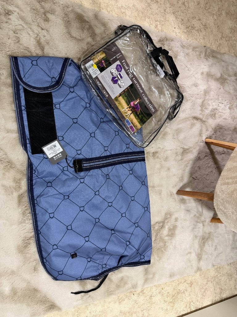 Veulendeken 0gr, Animaux & Accessoires, Chevaux & Poneys | Couvertures & Couvre-reins, Neuf, Bleu, Shetlander/Mini, Couverture