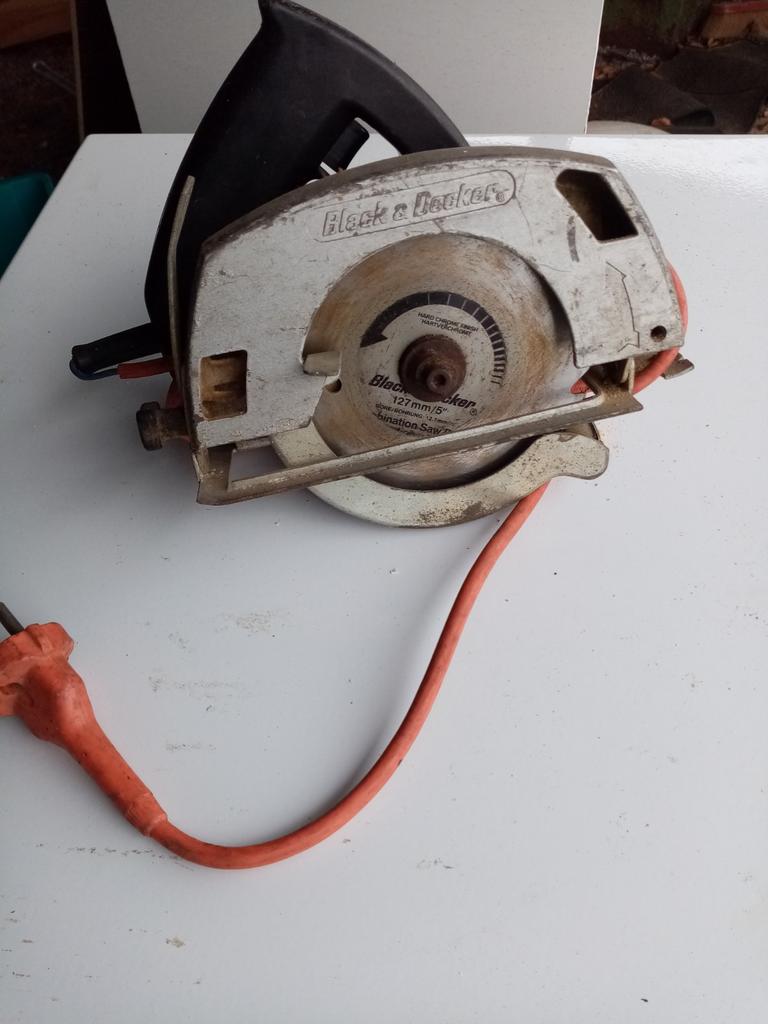 Cirkelzaag Black&Decker, Enlèvement, Scie circulaire