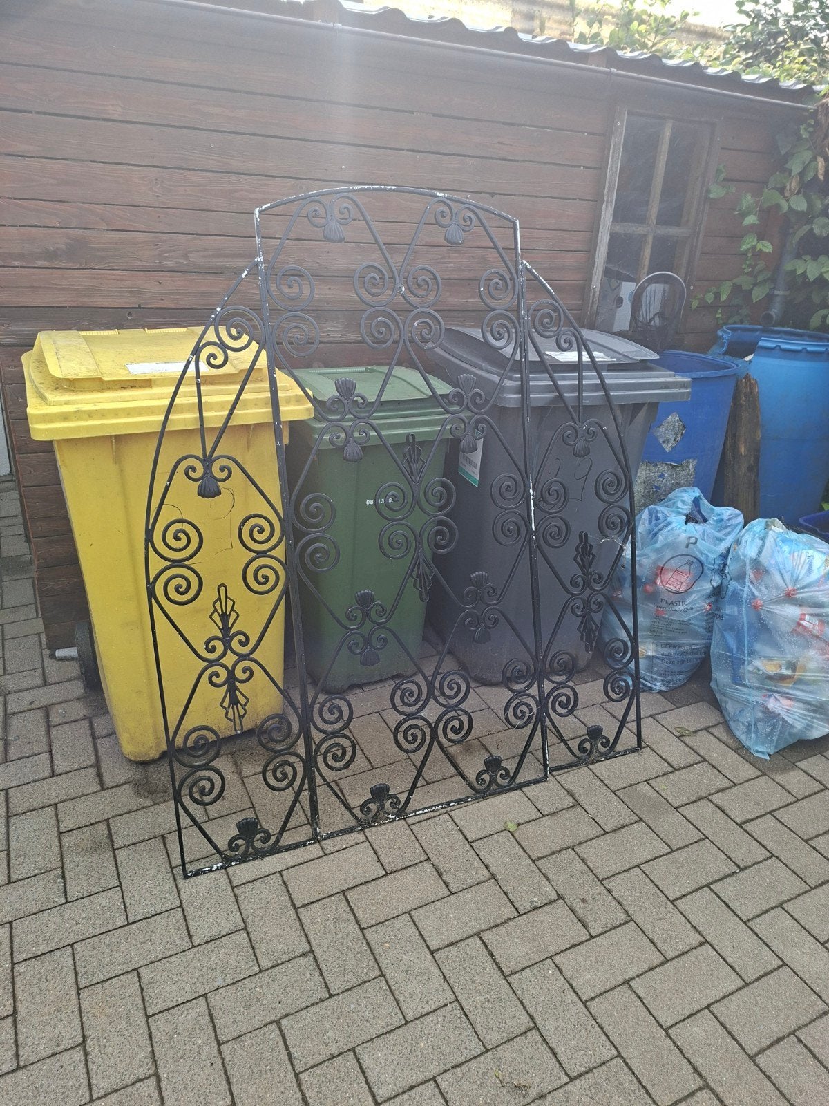 Zwaar smeedijzeren ornament, Tuin en Terras, Ophalen