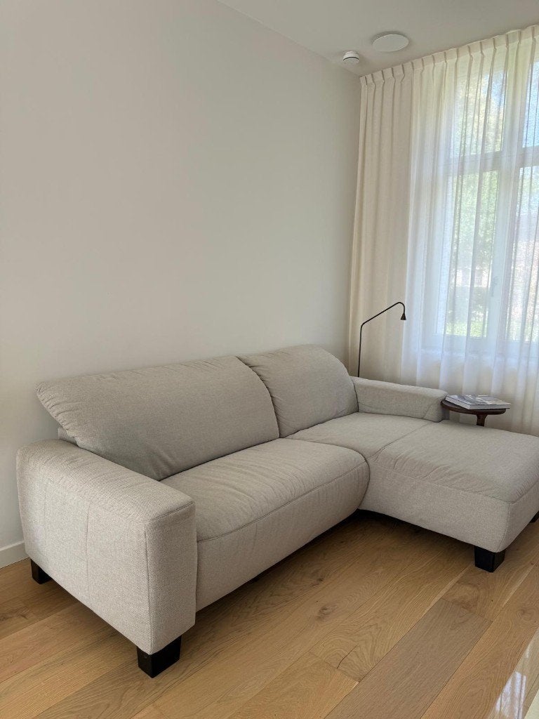 Stoffen hoekzetel, 244 cm breed, regelbare hoofdsteunen, 100 à 125 cm, Banc d'angle, 200 à 250 cm, Enlèvement