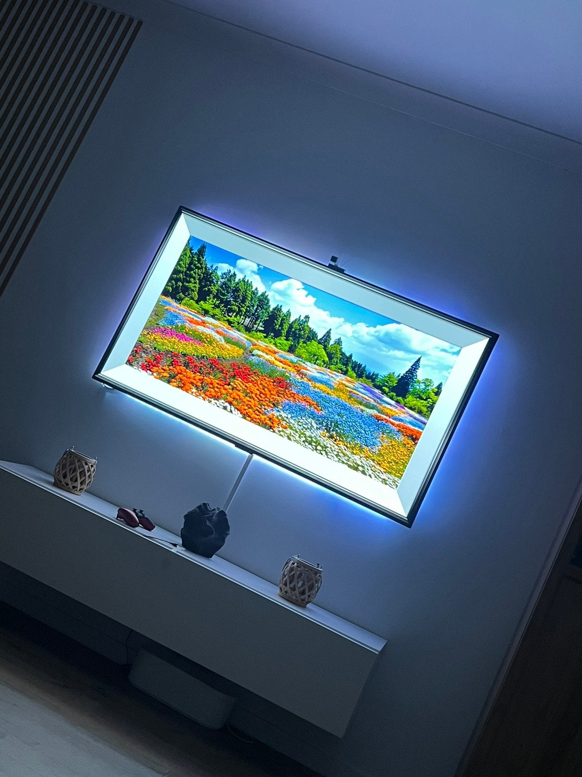 LG OLED65G1(effet cadre mural)avec GOVEE(lumiere d’ambiance), TV, Hi-fi & Vidéo, Enlèvement, Utilisé, OLED, LG