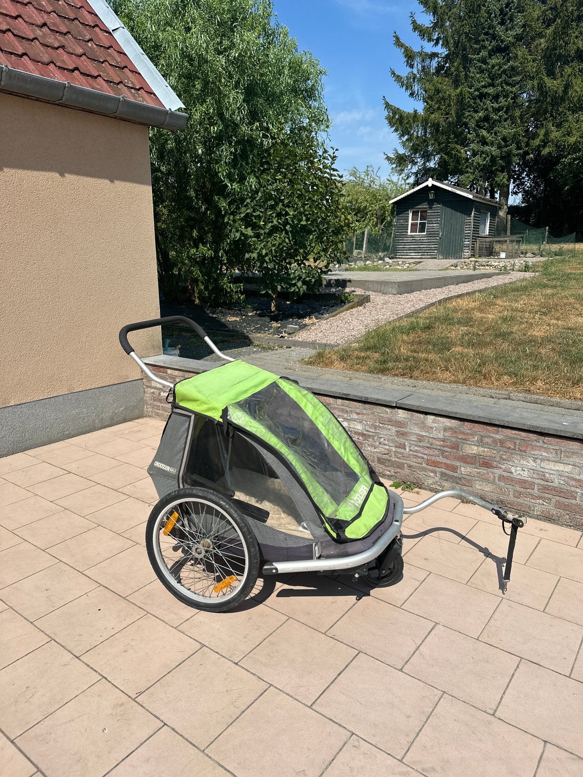 Croozer fietskar voor hond tot 40 kilo + wandelset hondenkar, Dieren en Toebehoren, Ophalen, Zo goed als nieuw