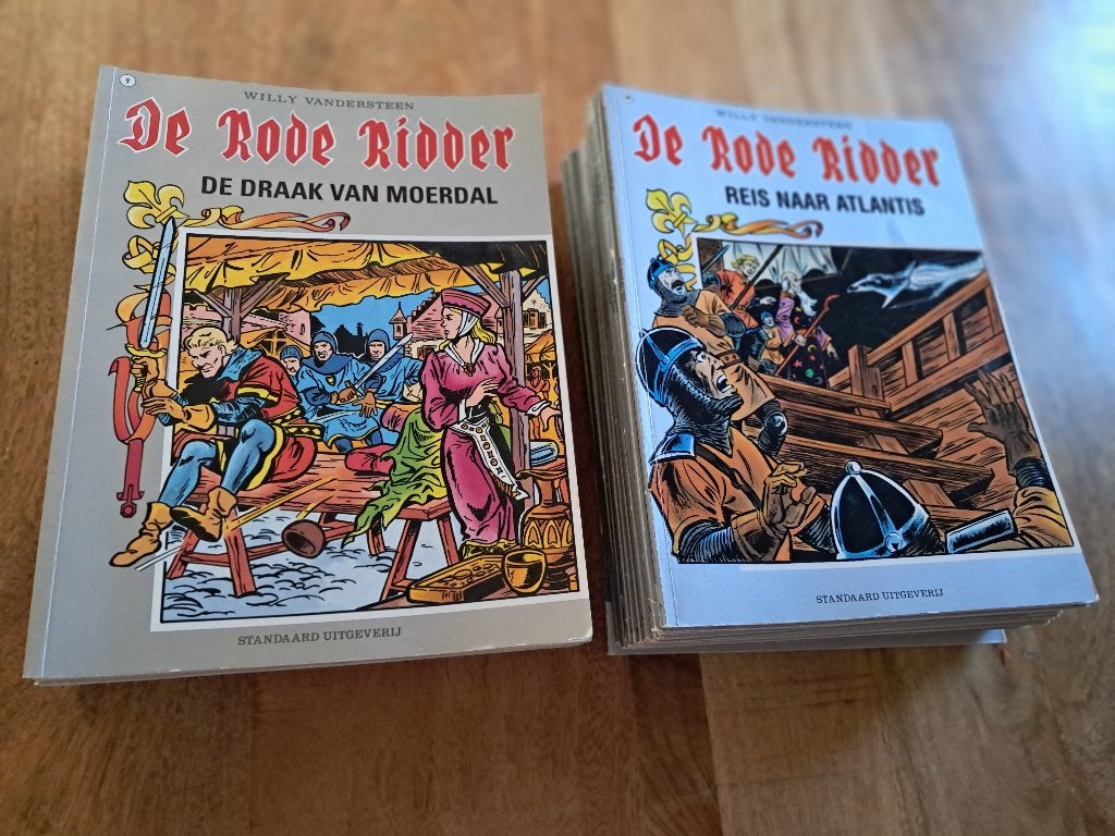 40 strips de rode ridder, Boeken, Stripverhalen, Ophalen, Gelezen