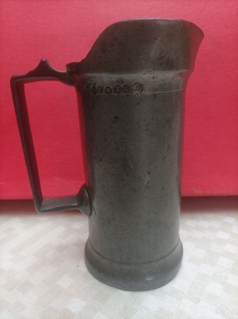Tasse à mesurer en étain 1/2 l, Enlèvement ou Envoi