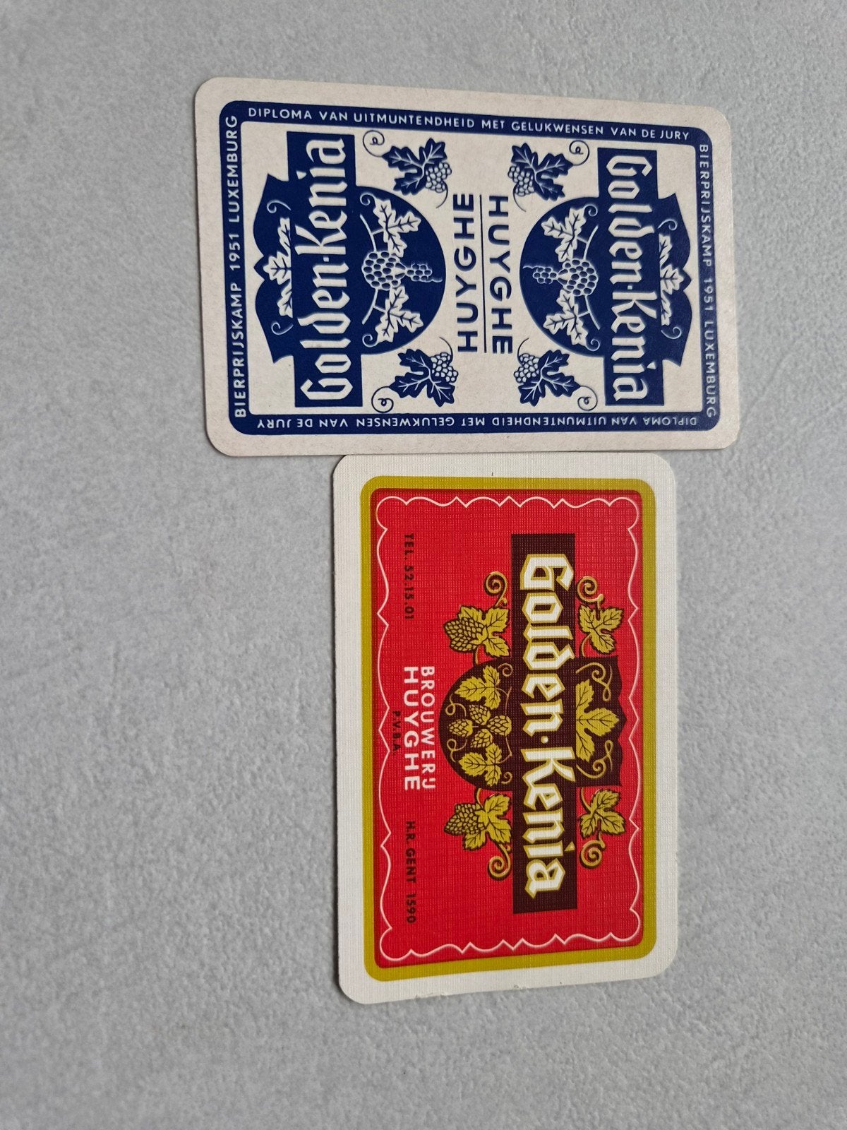 2 speelkaarten Huyghe, Verzamelen, Ophalen of Verzenden