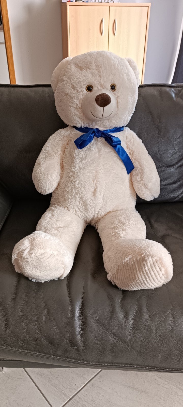 Grosse peluche nounours, Enlèvement ou Envoi, Utilisé, Ours en tissus