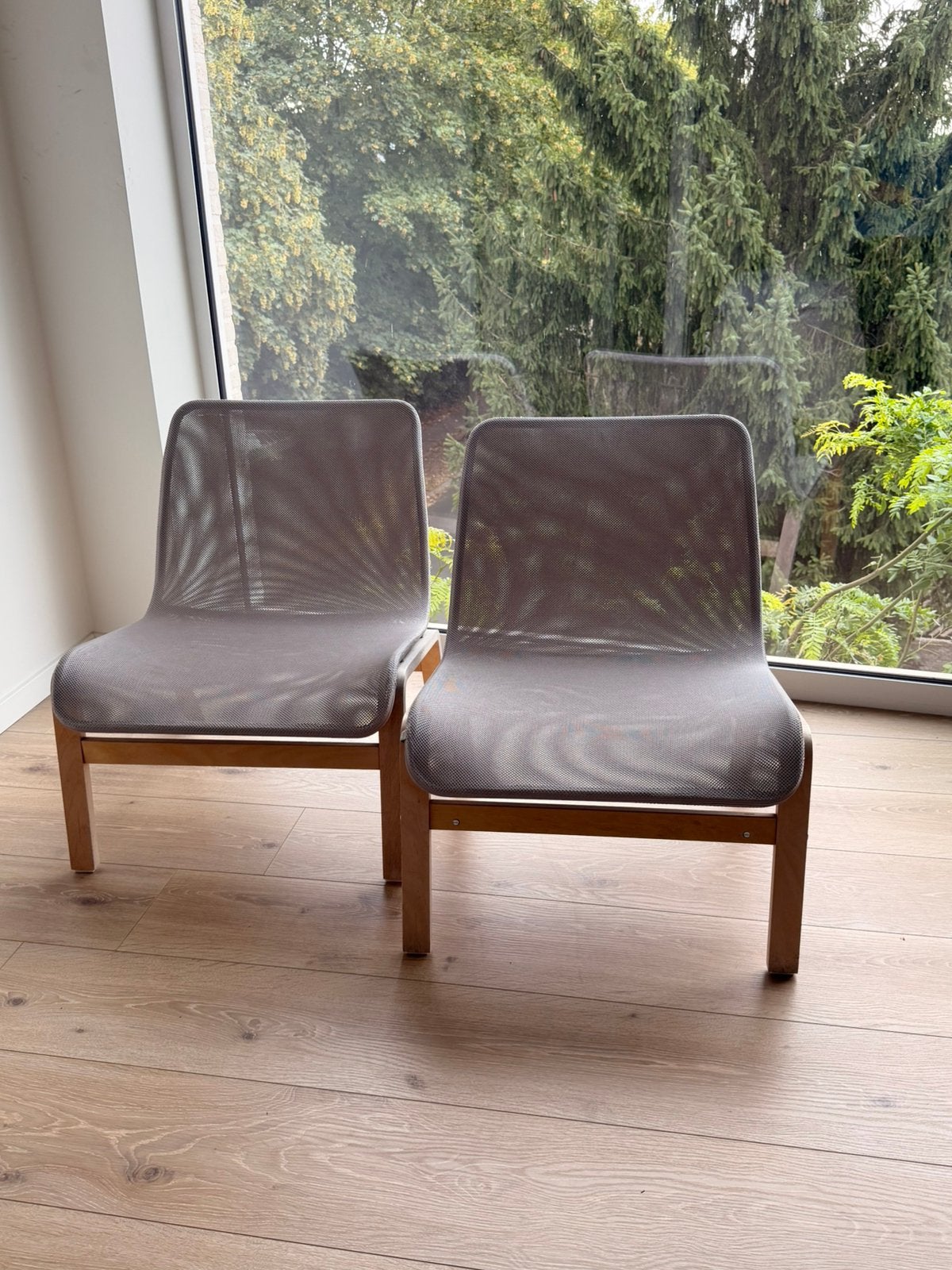 Set van 2 IKEA Nolmyra fauteuils, Ophalen, Zo goed als nieuw, Grijs, Twee