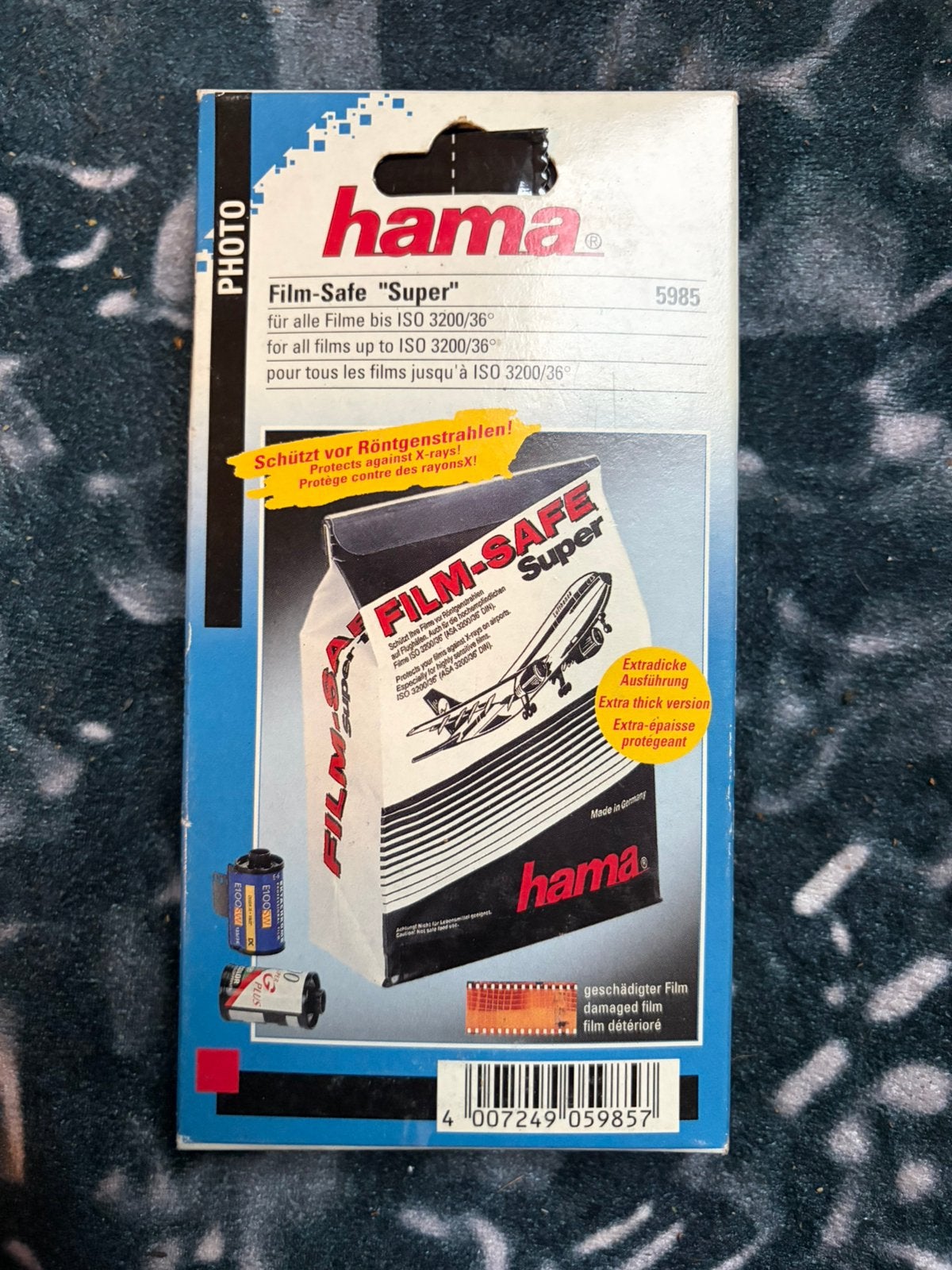 Hama Film shield bag "Film-Safe Super"., Ophalen of Verzenden, Zwart, Hama