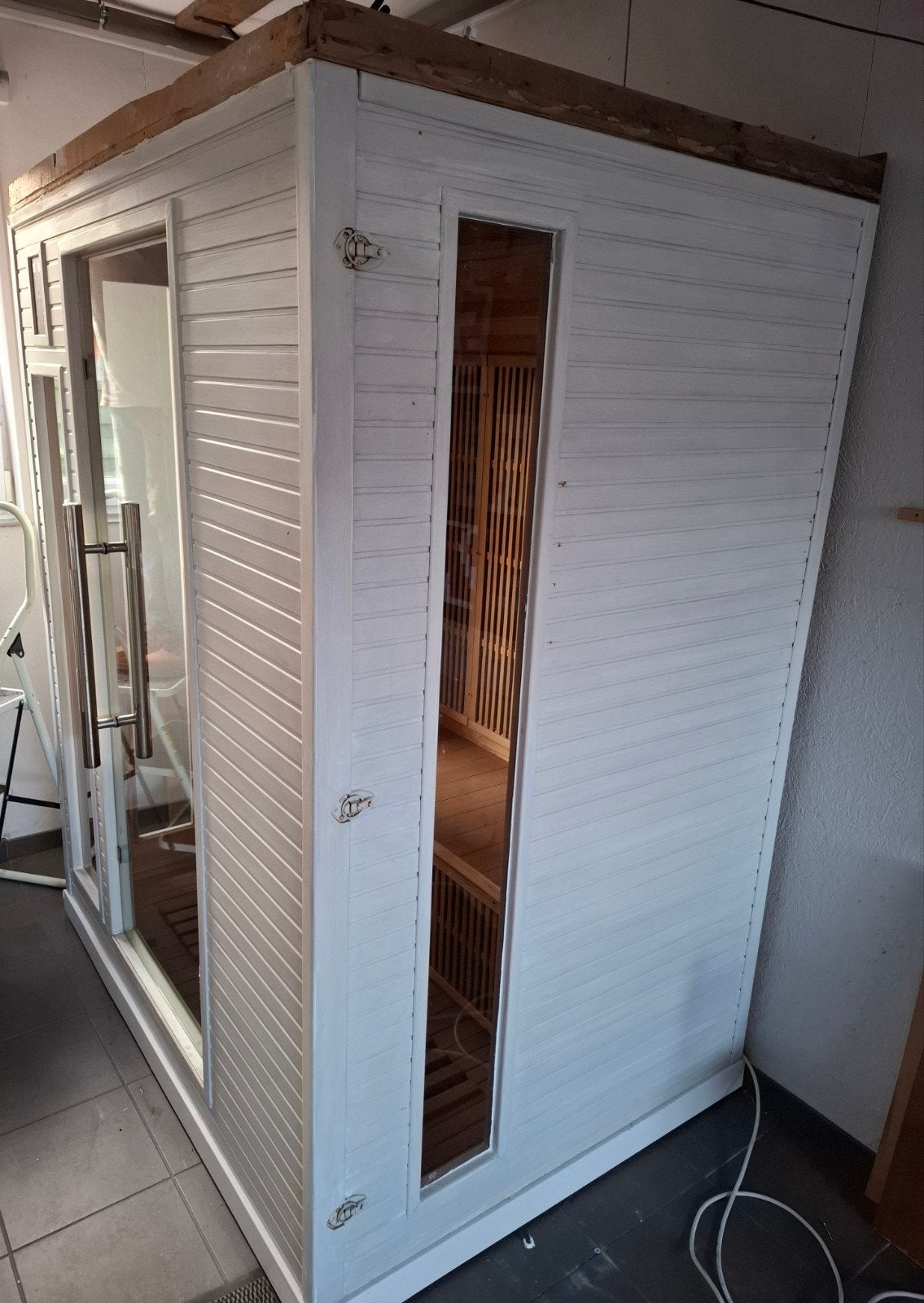 sauna te koop, Ophalen, Zo goed als nieuw, Complete sauna