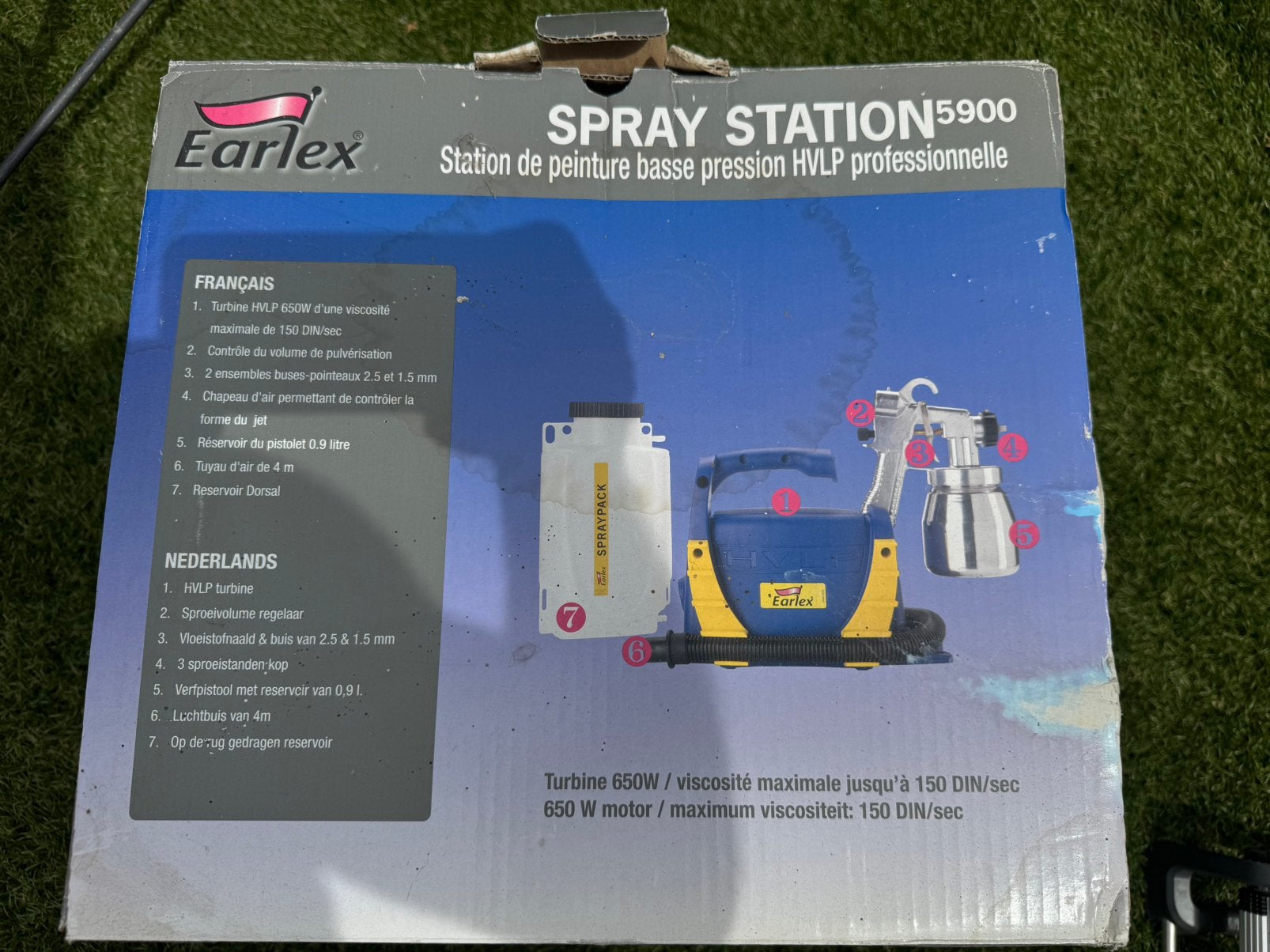 Spuitmachine, Ophalen, Zo goed als nieuw