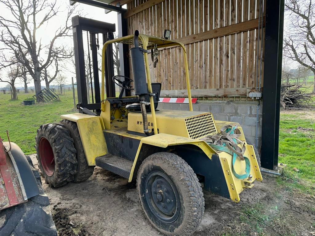 Heftruck hyster grote wielen defect, Zakelijke goederen, Machines en Bouw | Heftrucks en Intern transport, Heftruck, Diesel, Ophalen