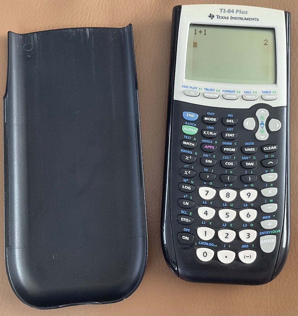 Texas instruments TI84 plus, Ophalen of Verzenden, Grafische rekenmachine, Zo goed als nieuw