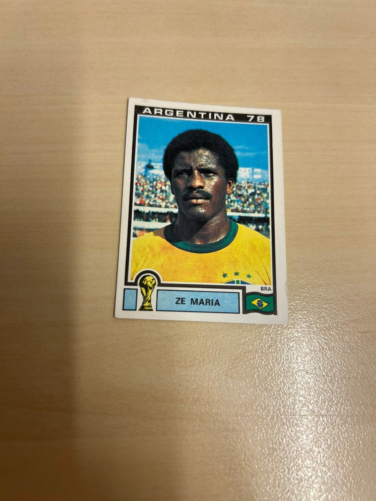 Panini wk 78 Ze Maria, Ophalen of Verzenden, Zo goed als nieuw, Sticker