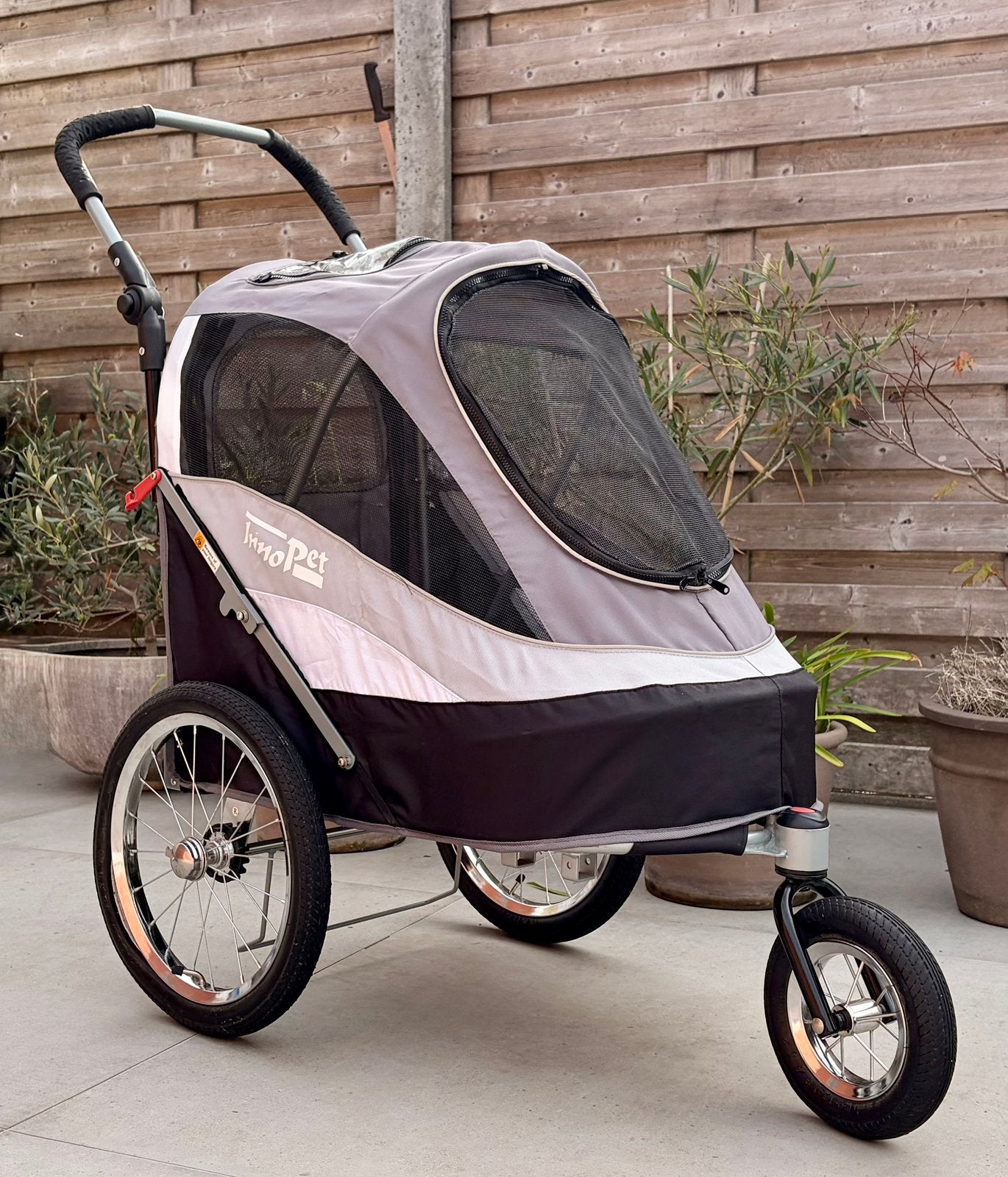Innopet sporty dog trailer, Remorque pour chien, Pliable, 20 à 40 kg, Comme neuf