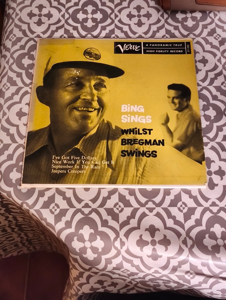 8 Singles van Bing Crosby, CD & DVD, Vinyles Singles, Enlèvement ou Envoi, 7 inch, Utilisé, Jazz et Blues