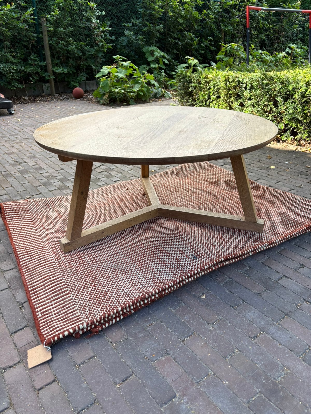 ethnicraft eiken salontafel, Ophalen, Zo goed als nieuw
