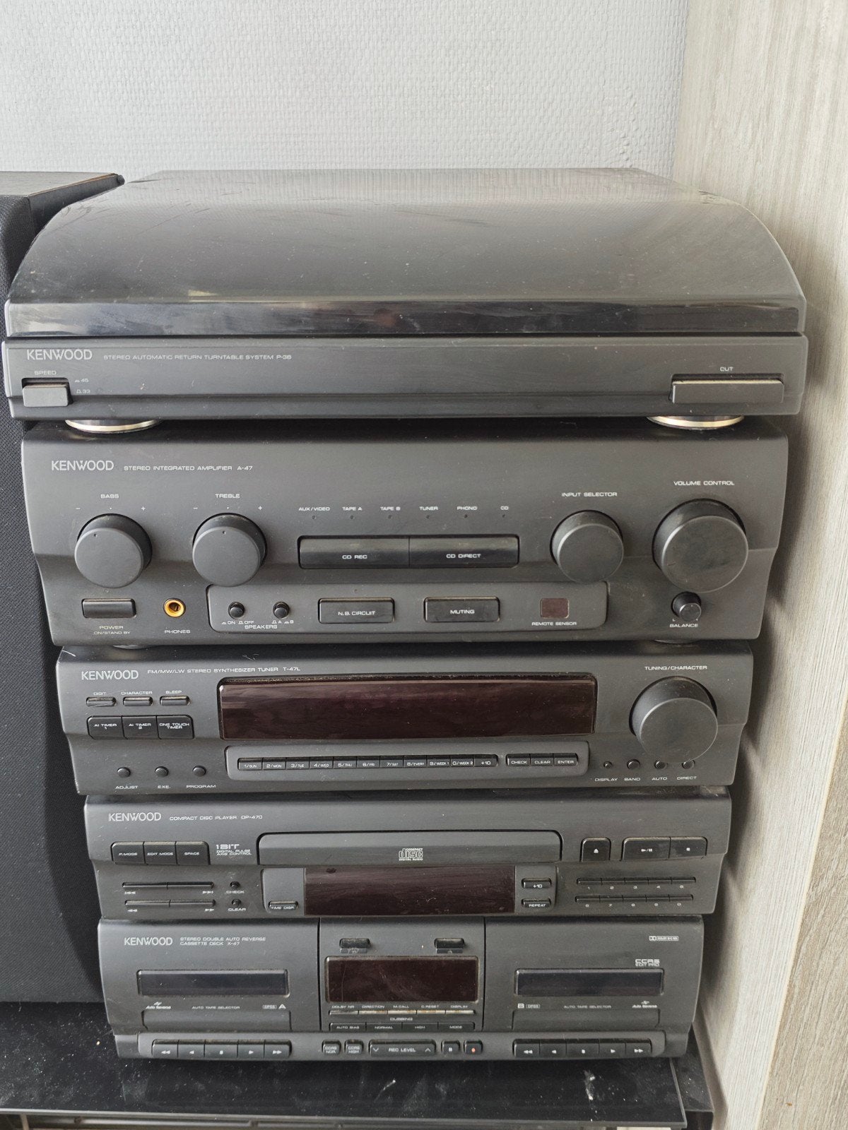 Kenwood A47 5 artikelen, Audio, Tv en Foto, Stereoketens