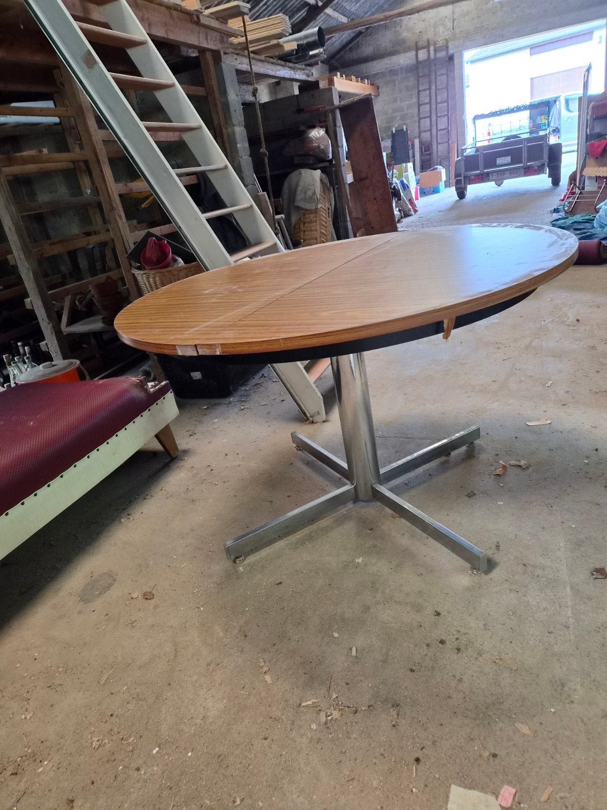 table ronde 120 cm de diamètre avec rallonge, Enlèvement