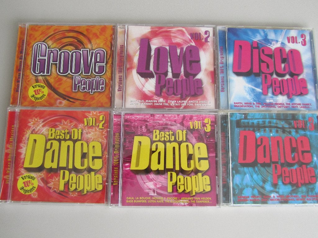 6 CD DE COLLECTION (dance/groove/disco/love), CD & DVD, CD | Dance & House, Enlèvement ou Envoi, Utilisé, Dance, Compilation