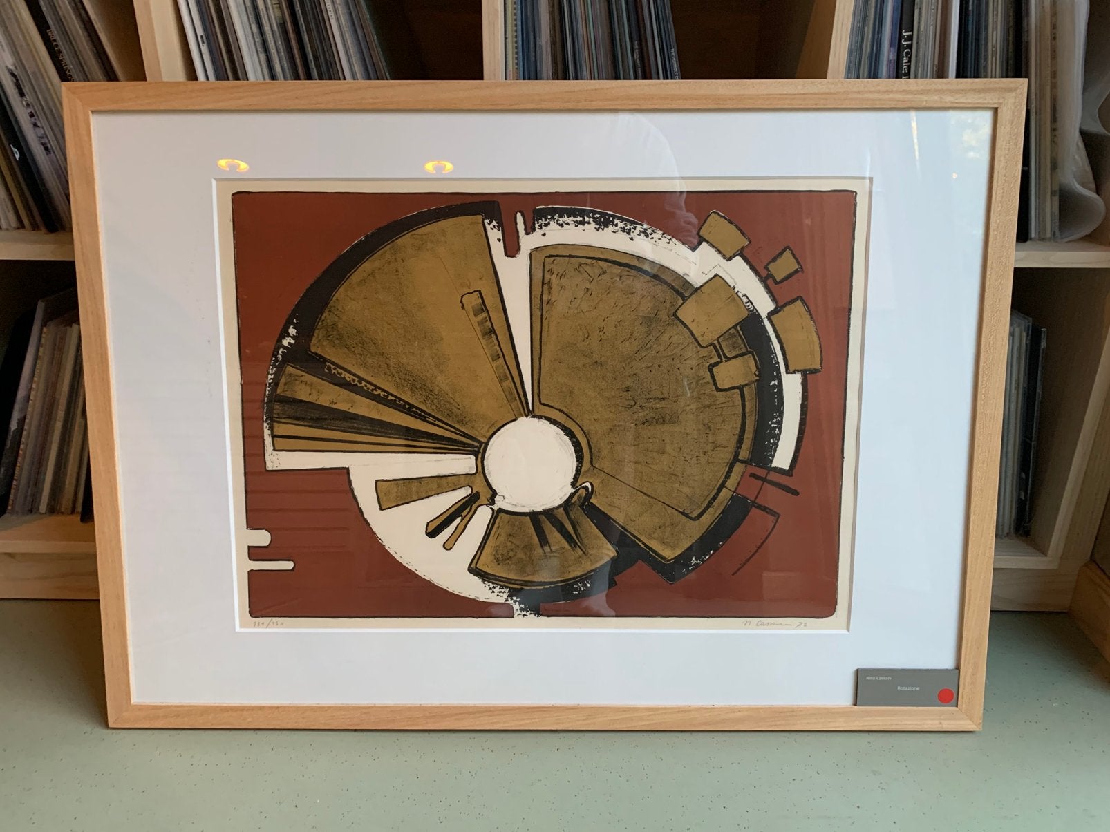 Zeefdruk Ninno Cassani (1973), Antiek en Kunst, Ophalen, Zeefdruk