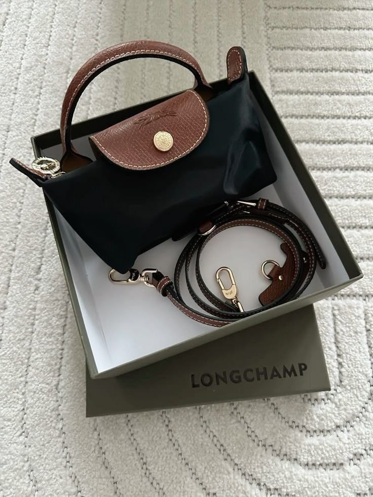 Mini longchamp, Envoi, Neuf, Sac à main