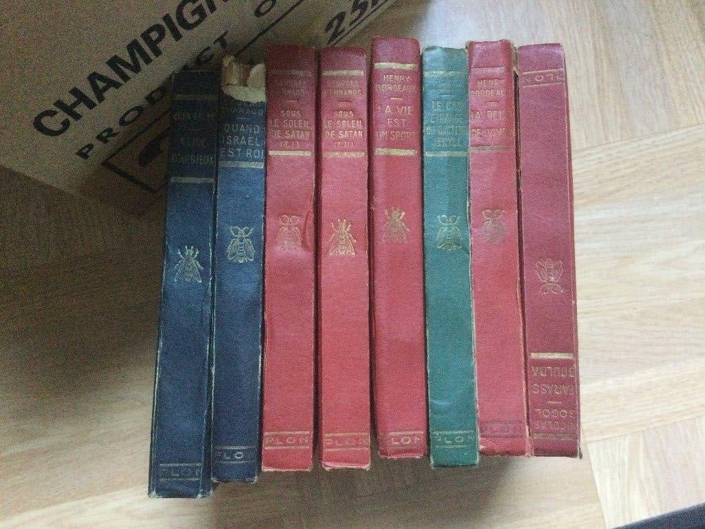 SERIES BROCHEES"BIBLIOTHEQUE RELIEE PLON"/COLLECTION, Antiquités & Art, Enlèvement ou Envoi, PLON