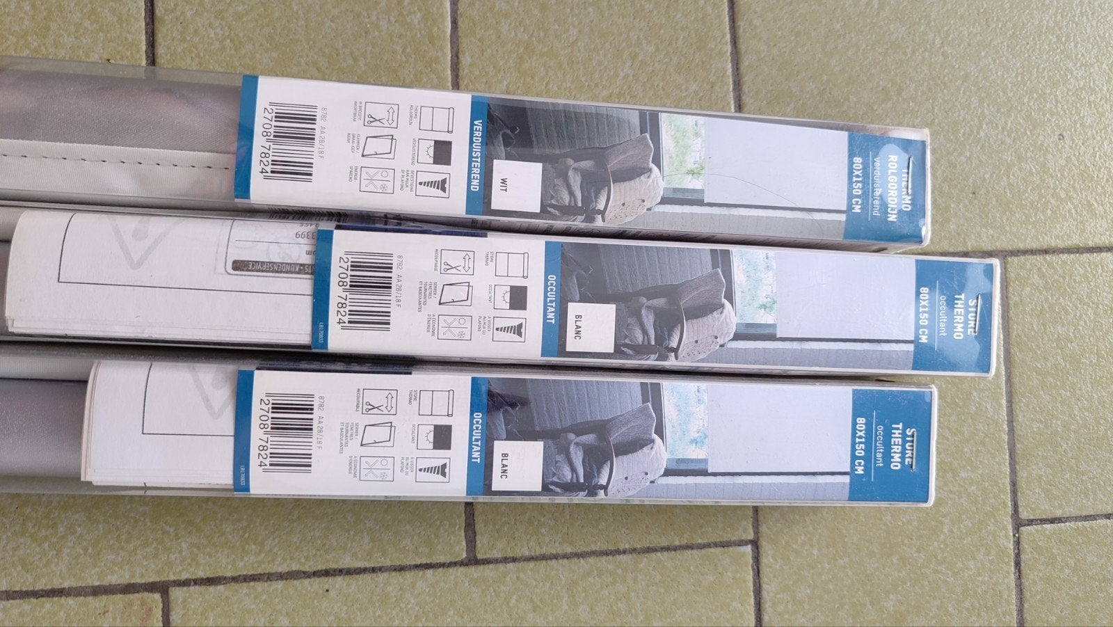 3 thermo-afsluitbare jaloezieën, Ophalen of Verzenden, Wit