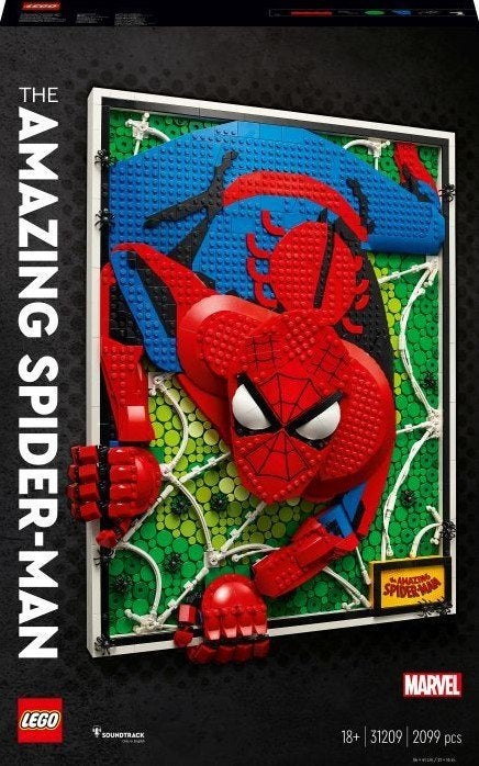 Lego Art Spiderman #31209, Neuf, Marvel, Lego, Ensemble complet