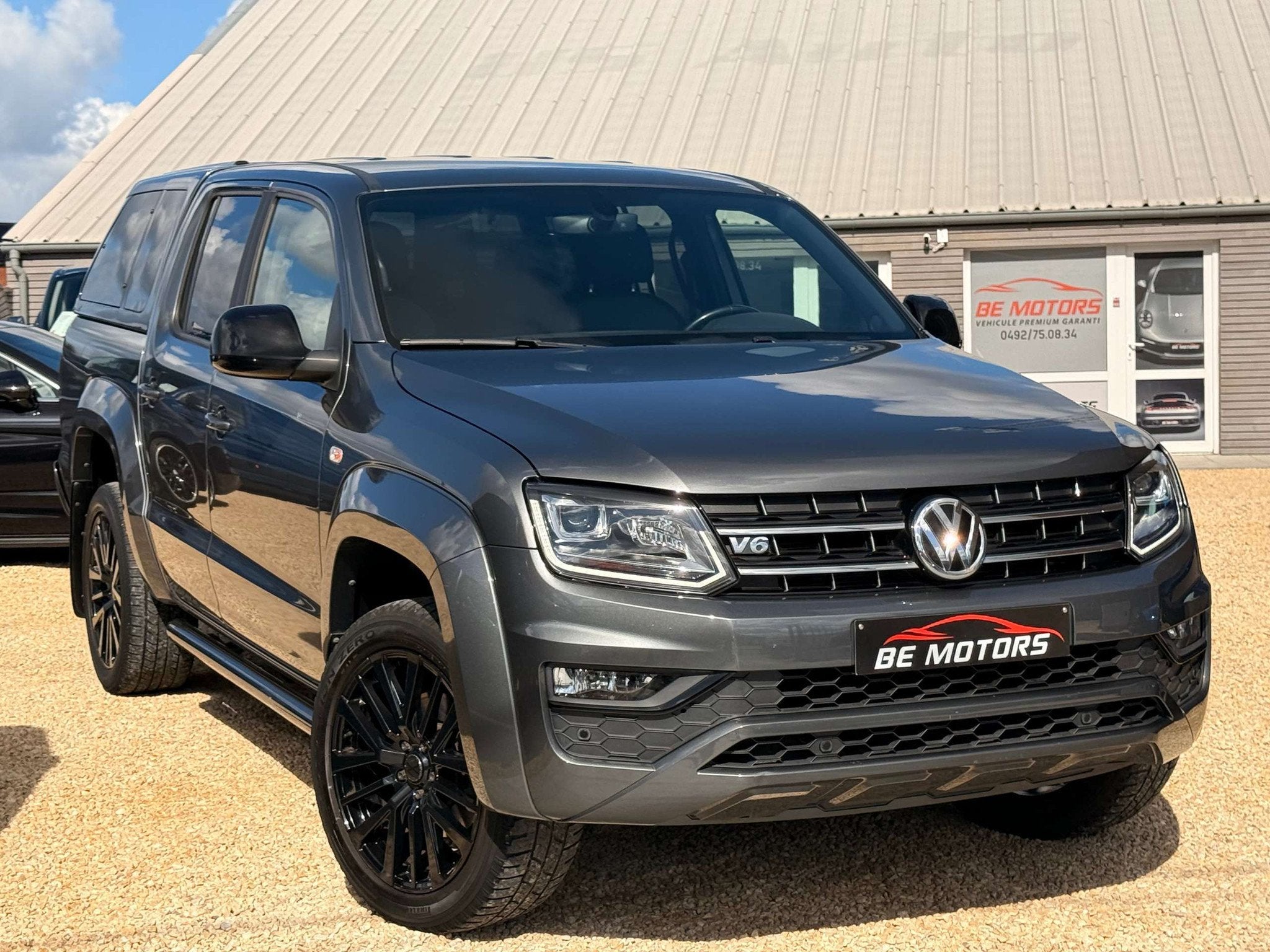 Volkswagen Amarok 3.0 V6 TDi 258CV 4X4 SHADOW BLACK EDITION, Autos, Cuir, Argent ou Gris, Entreprise, 2920 kg