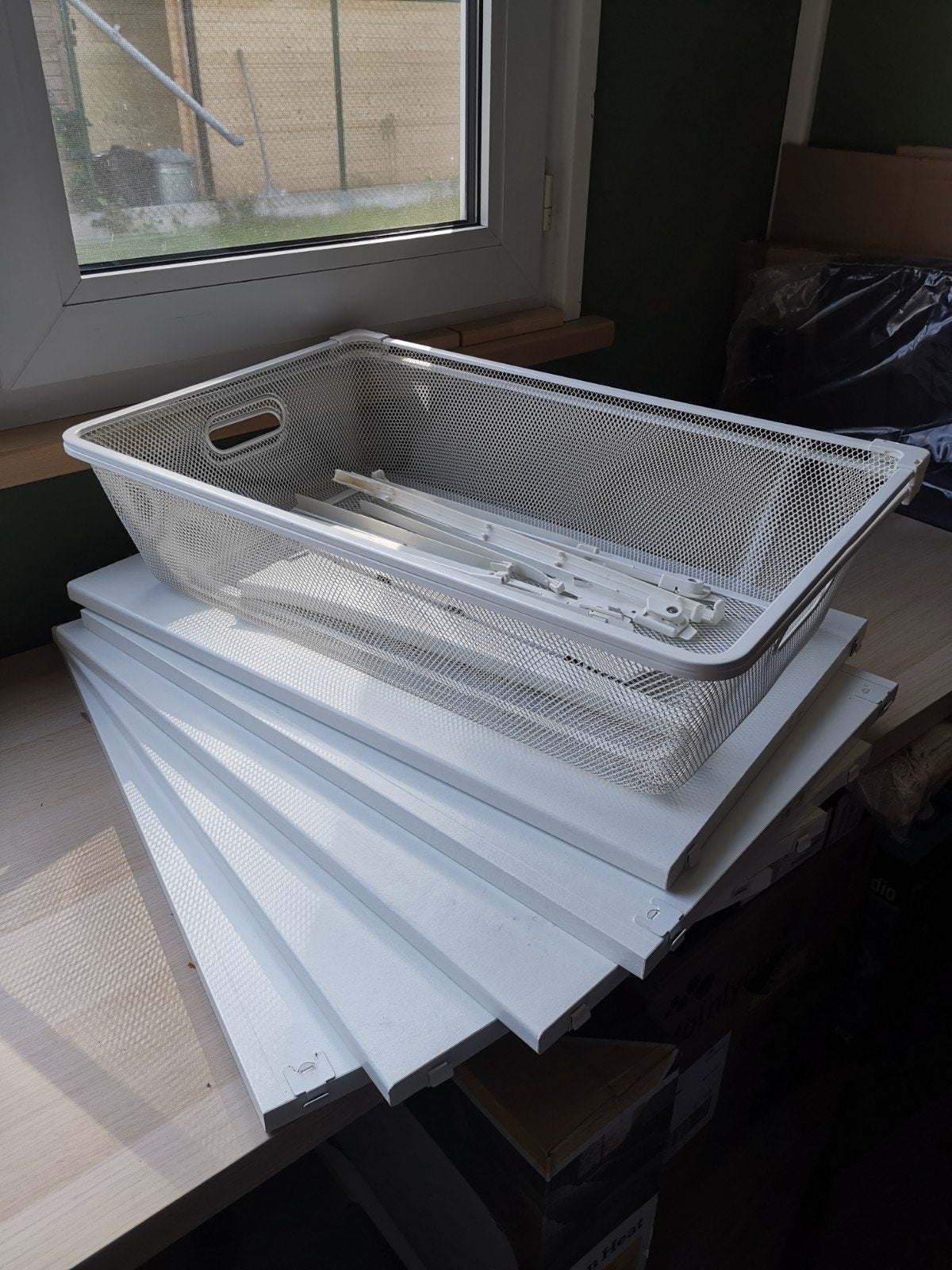 Ikea Algot onderdelen (mandjes en schappen), Huis en Inrichting, Ophalen, Gebruikt